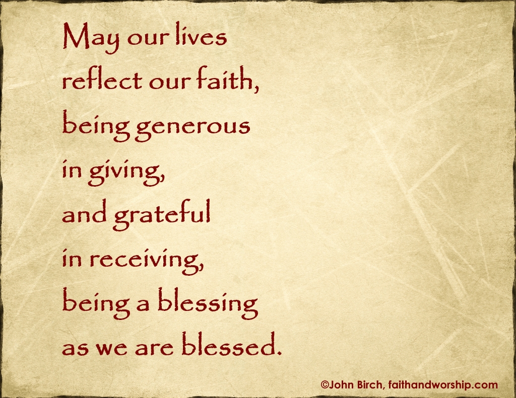 prayer, lives, faith, giving, receiving, blessing, blessed
